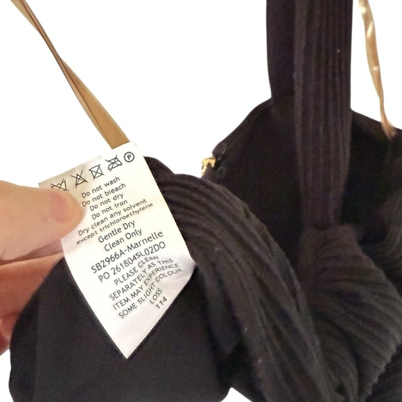 House of CB Marnelle Black Crop Top - Picture 9 of 9